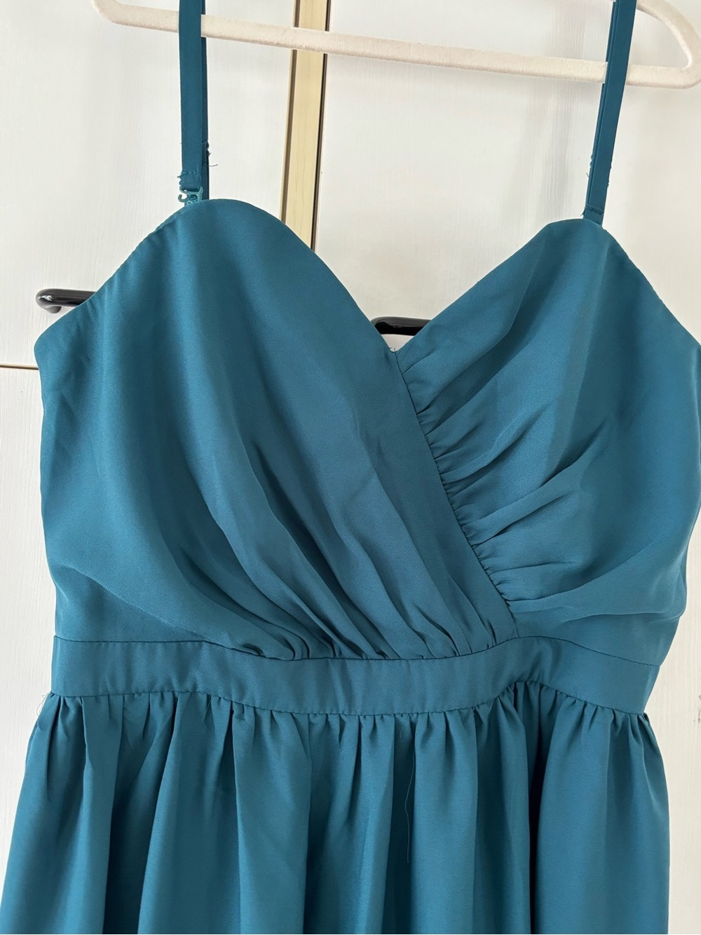 NWT Chi Chi London Teal Convertible Maxi Dress US 10 Wedding Guest Bridesmaid - Picture 3 of 14